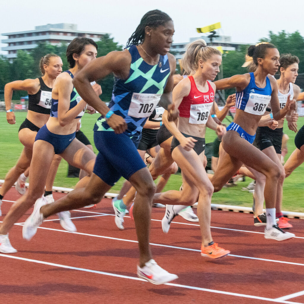 性別を疑われた Caster Semenya　(The New York Timesより)